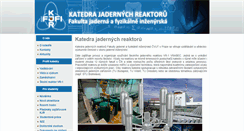 Desktop Screenshot of katedra-reaktoru.cz